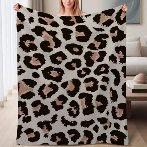 Couverture de lit en polaire, jeté doux et chaud de printemps, légère et luxueuse en microfibre de polyester, décoration intérieure, ajout élégant à la décoration intérieure, excellent cadeau pour tou