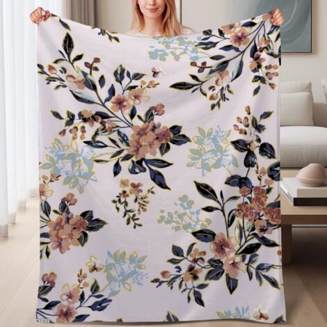Couverture de lit en polaire, jeté doux et chaud de printemps, légère et luxueuse en microfibre de polyester, décoration intérieure, cadeau attentionné pour lui et elle,6080 pouces