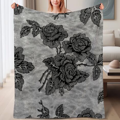 Couverture de lit en polaire, légère, chaude et douce, printemps, jeté en microfibre,6080 pouces