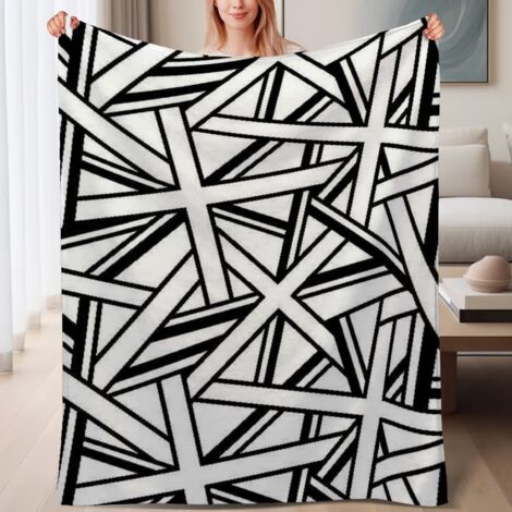 Couverture de lit en polaire, microfibre douce et confortable légère pour le printemps, décoration intérieure, excellent cadeau pour femmes et hommes, 6080 pouces