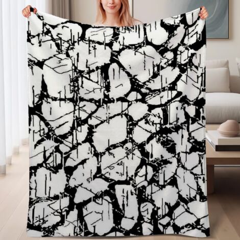 Couverture de lit en polaire, microfibre douce et confortable légères printemps-été, décoration intérieure stylée, cadeau pour femmes et hommes, 6080 pouces
