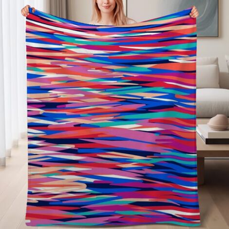 Couverture de lit en polaire, microfibre douce et confortable légères toutes saisons, décoration de chambre, cadeau parfait pour femmes et hommes, 6080 pouces