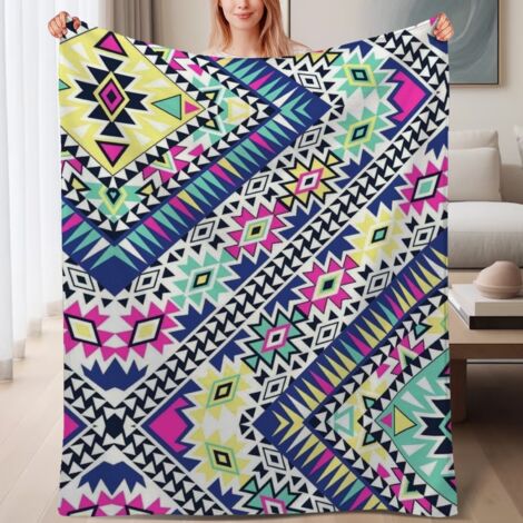 Couverture de lit en polaire, microfibre douce et confortable légères toutes saisons, décoration intérieure, cadeau idéal pour femmes et hommes, 6080 pouces