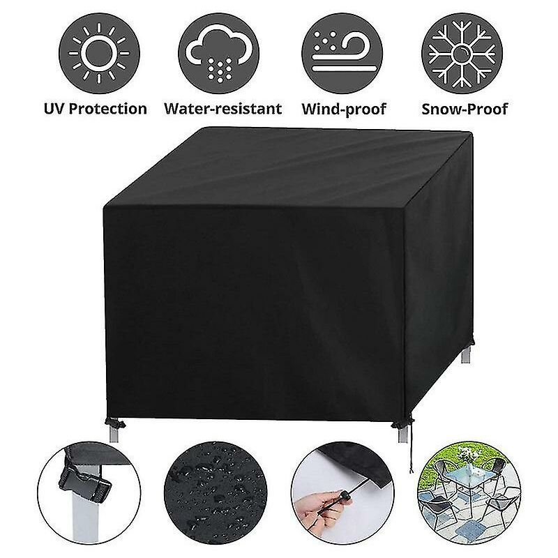 Produit shopeco.fr : Couverture de meubles de patio-420d Oxford tissu canapé table chaise couverture imperméable, meubles de patio de jardin extérieur couverture de