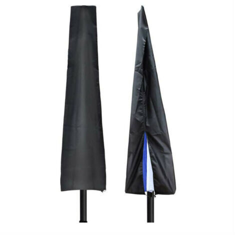 Couverture de Parasol, Housse de Parasol Double Couche Imperméable Anti-UV Robuste en Tissu Oxford 210D Housse Protection pour Parasol avec Fermeture à glissière (190X30X50cm)，