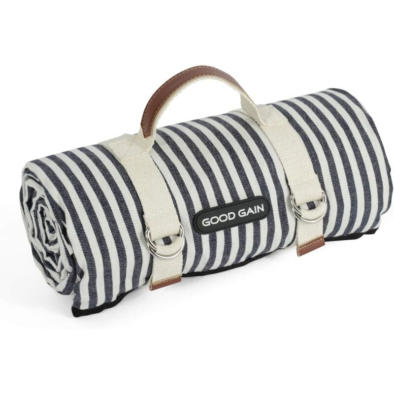 Couverture de Pique-Nique Imperméable et Portable avec Sangle de Transport,Tapis de Plage ou Famille Camping,Tapis de Pique-Nique Extra Large