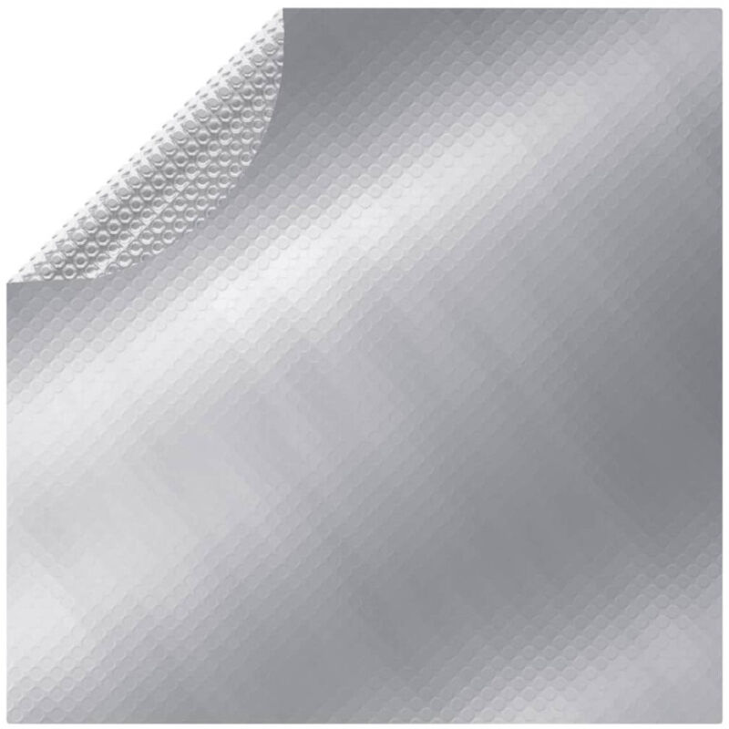 Couverture de piscine Argenté 381 cm PE
