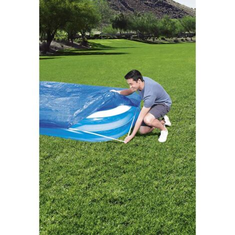 Couverture de piscine  Bâche de piscine Bâche de protection Flowclear 262x175x51 cm 81683