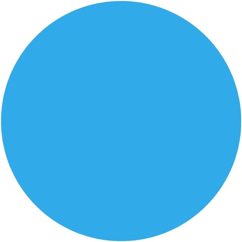 Couverture de piscine ronde 488 cm pe Bleu