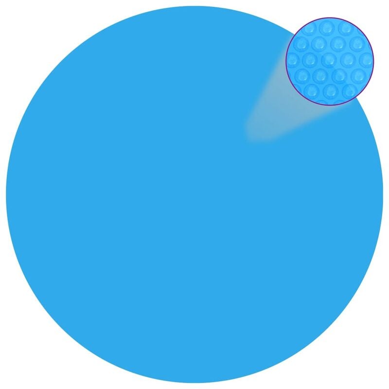 Vidaxl - Film solaire de piscine ronde pe 381 cm Bleu