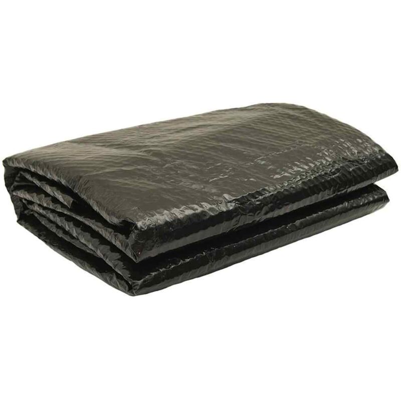 vidaXL Couverture de piscine Noir 417 cm PE
