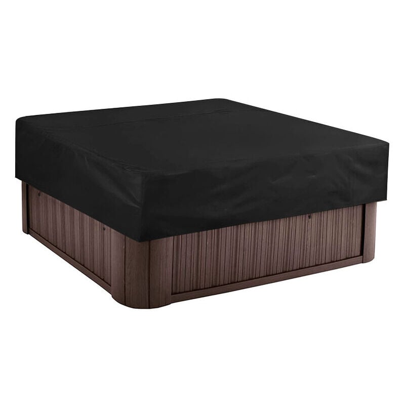 Fei Yu - Couverture De Piscine Carré Bâche Solaire pour Piscine, Cordon D'ourlet Élastique Protection uv Durable de couvertures de Spa, Couverture de