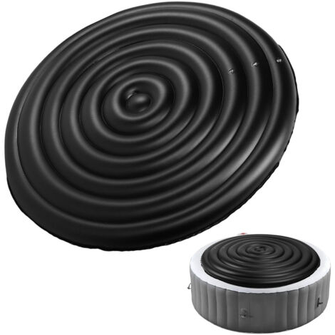 Couverture de Piscine en PVC pour Spa et Baignoire Gonflable 128-158-180CM Régulable Anti-Poussière-AUTRES