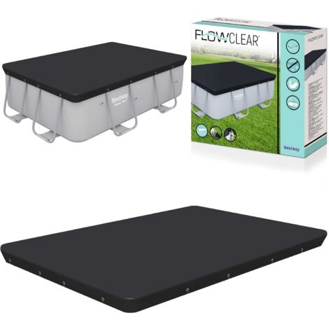 Couverture de piscine rectangulaire 282x196 cm.