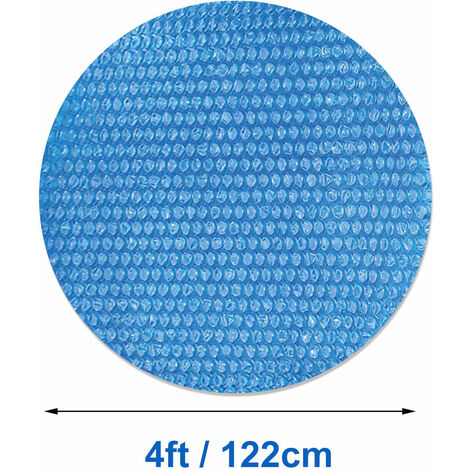 Couverture de piscine rectangulaire/ronde Couverture anti-poussière pour baignoire de piscine (type rond, 122 cm)