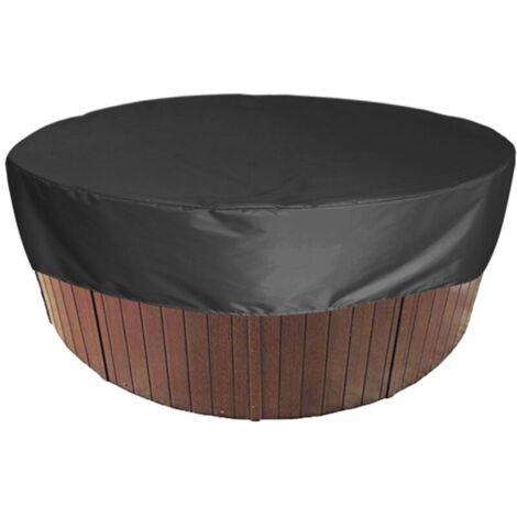 Couverture De Piscine Ronde Piscine Bâche Solaire Pour Piscine,Housse De Protection Spas Imerméable Résistant Aux Uv, 190t Pour Extérieur Spa Baignoire,210x30cm