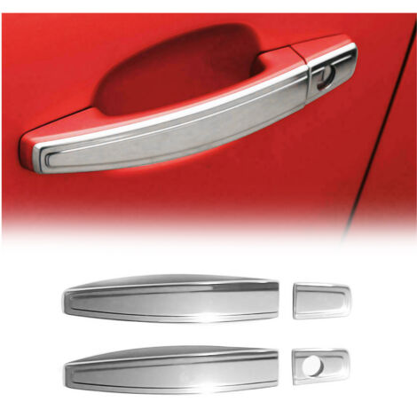 Couverture de poignée de porte pour Opel Astra H 2004-2009 en Acier chromé
