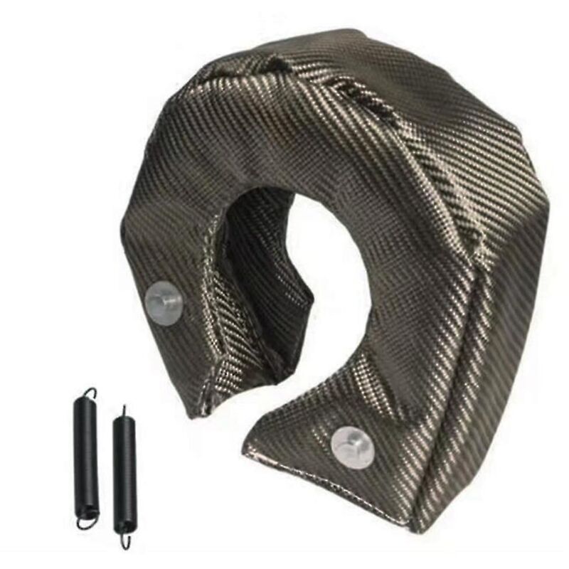 Fei Yu - Couverture de protection thermique pour turbocompresseur T4 Racing avec ressort de verrouillage pour T67 T71 T76 T88 Gt40 Gt35