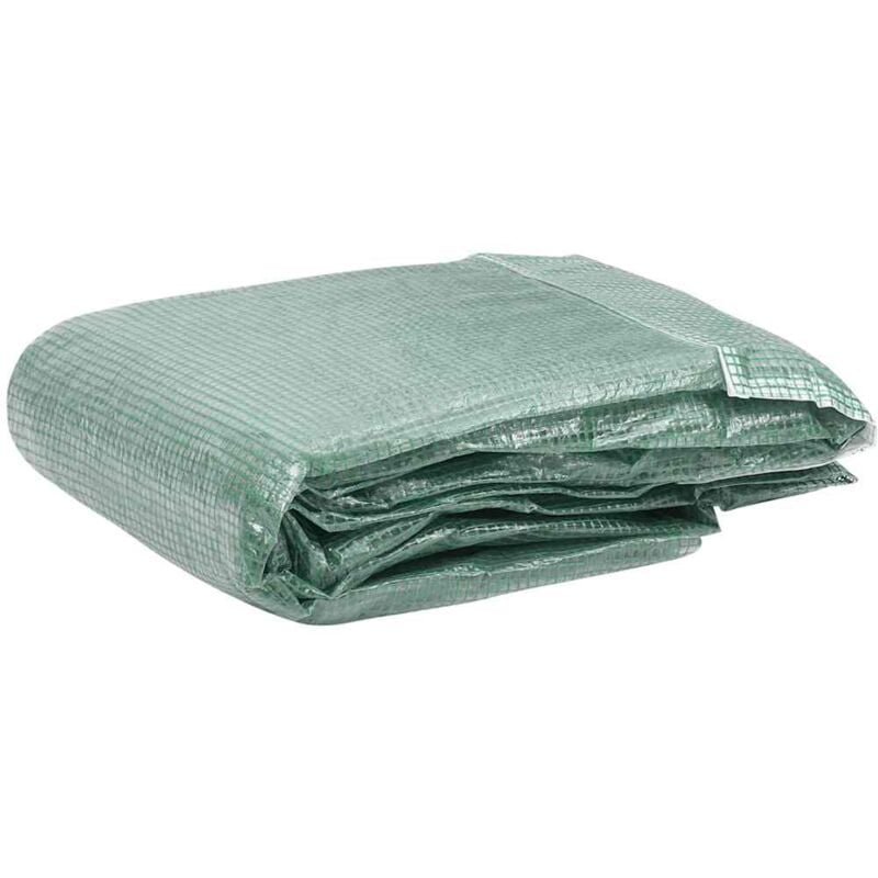 Couverture de remplacement de serre (6,86m²) 200x343x200cm Vert Vidaxl