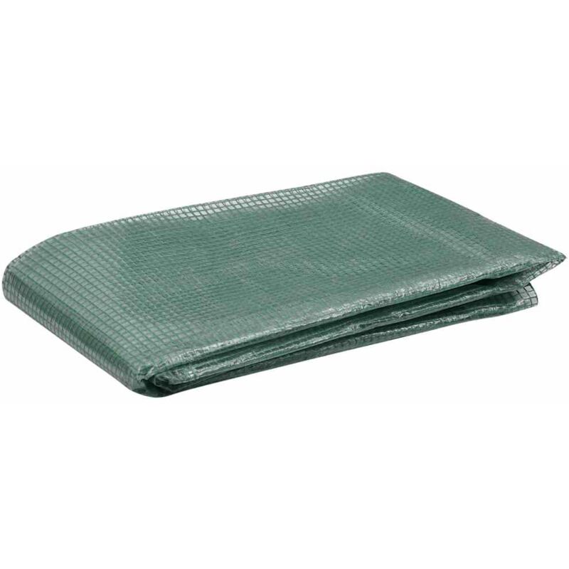 Couverture de remplacement de serre (0,5 m²) 50x100x190 cm Vert - Vidaxl