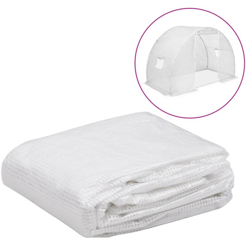 Couverture de remplacement serre (4,5 m²) 3x1,5x2 m Transparent Vidaxl