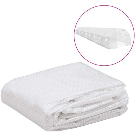 Couverture de remplacement de serre Pour Serre de Jardin - (36m²) 3x12x2cm Transparent BV721278 - BonneVie