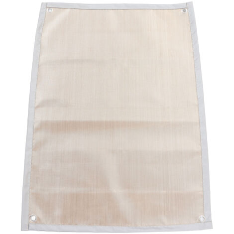Couverture de sécurité incendie en fibre de verre résistante à la chaleur, protection d'urgence - Dorée