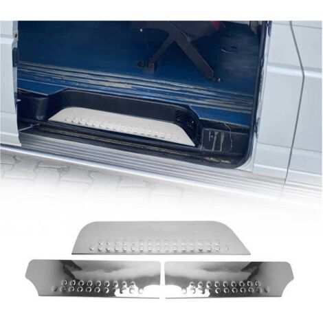 Couverture de Seuil de porte pour VW Transporter T4 1990-2003 acier chromé 3 Pcs