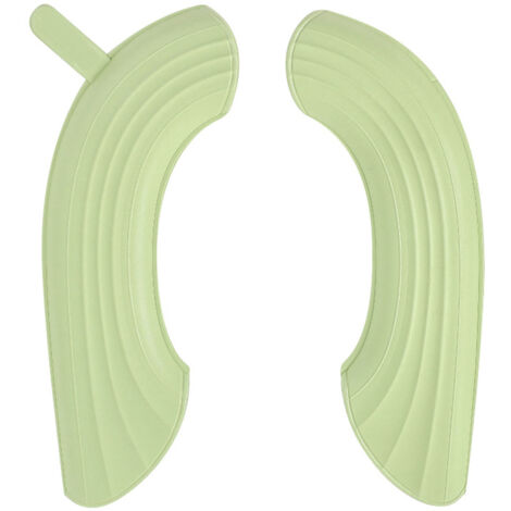 Couverture de siège de toilette EVA imperméable avec manche, modèle universel ajustable pour toutes toilettes, dimensions 51 x 11.7 cm, 33 g, paire de 2