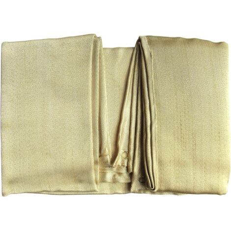 Couverture de soudage lourde couverture anti-feu abri de sécurité idéal pour la survie d'urgence ou la protection pour meulage et soudage (1,2 x 1,8 m)