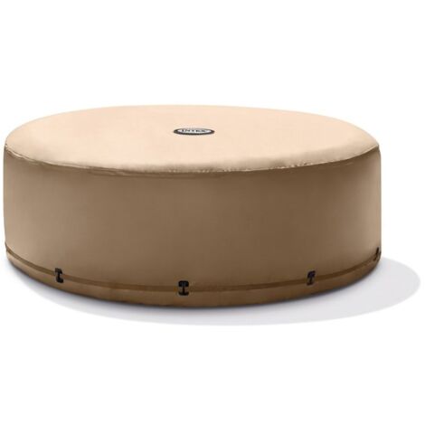 Couverture thermique pour spa gonflable PureSpa rond 4 places - Intex - Beige