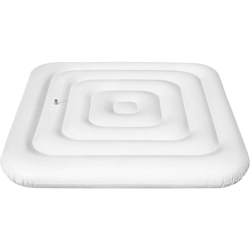 Couverture de Spa Gonflable de 53 Pouces carrée, avec Valve de gonflage et de dégonflage Rapide et Facile (carré)