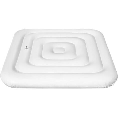 Couverture de Spa Gonflable de 53 Pouces carrée, avec Valve de gonflage et de dégonflage Rapide et Facile (carré)