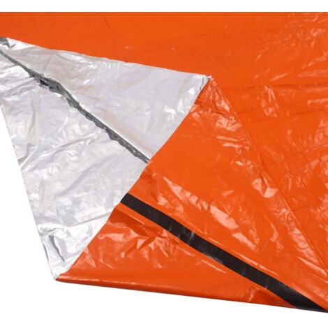 Couverture de survie imperméable et isolante pour camping d'urgence, tente militaire pliable