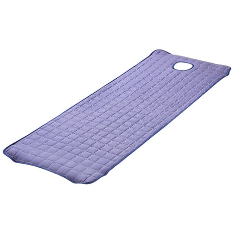 Couverture de Table de Massage de beauté douce, drap de lit de SPA, protège-matelas avec trou de respiration pour hpital et Salon de SPA,Light Purple 185x70,états-unis