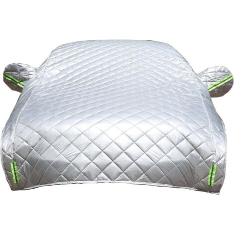 Housse De Pare-brise Voiture - Tissu Oxford Imperméable - Avec Bandes Réfléchissantes - Taille 254x112x146 Cm - Protection Neige, Glace, Poussière - Pour SUV Et Voitures