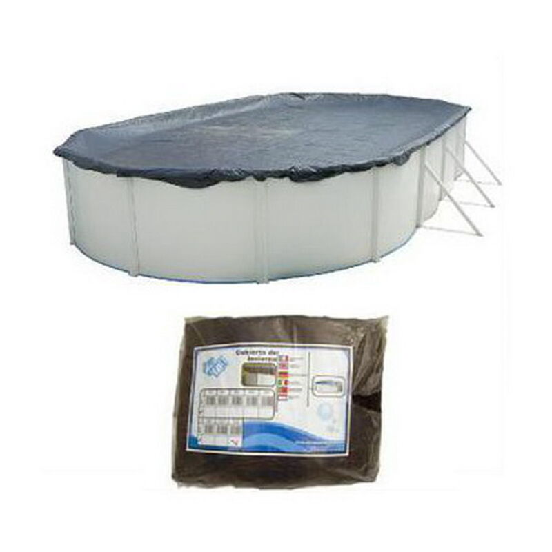 Couverture protection et hivernage TOI swimlux piscine hors-sol ovale 550 x 366cm