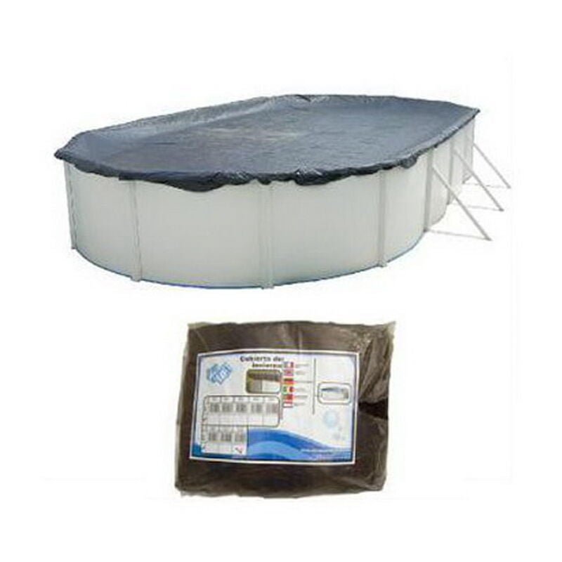 Couverture protection et hivernage TOI swimlux piscine hors-sol ovale 730 x 366cm