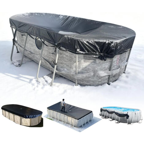 Couverture dhiver pour piscine 12 x 21 pi 420d ultra rsistante