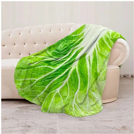 Couverture douce en forme de chou, couverture amusante et originale, 90 x 90 cm
