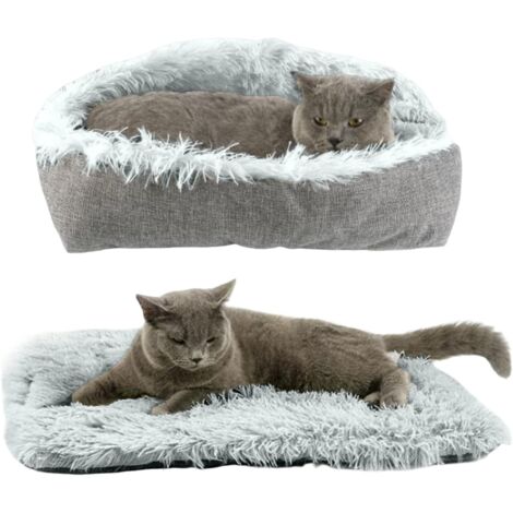 Couverture douce et moelleuse pour chat, couverture pour chats, panier pour chat