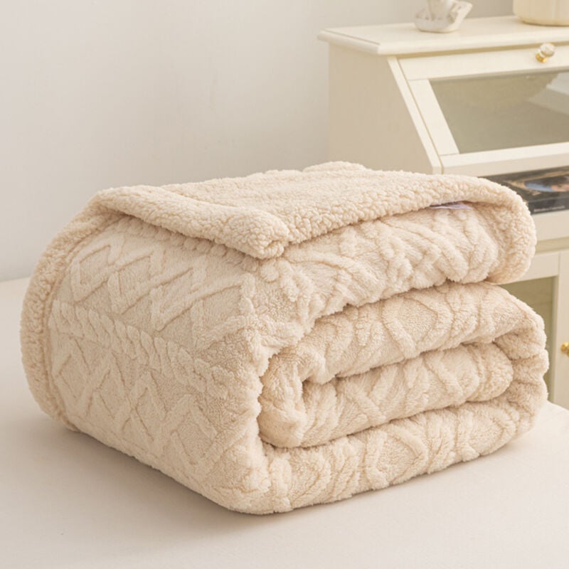 Couverture Douillette en Polaire Douce en Flanelle 150 x 200 cm - Plaid Canapéen Chaude pour Toutes Les Saisons comme couverture de canapé,