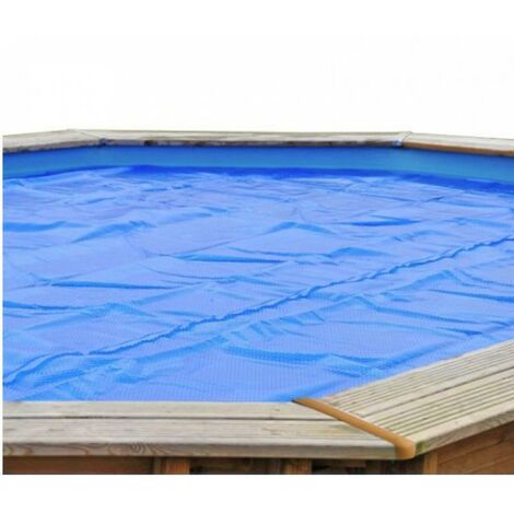Bâche isotherme pour piscine hors sol TOI - 500 x 366 cm - Bleu