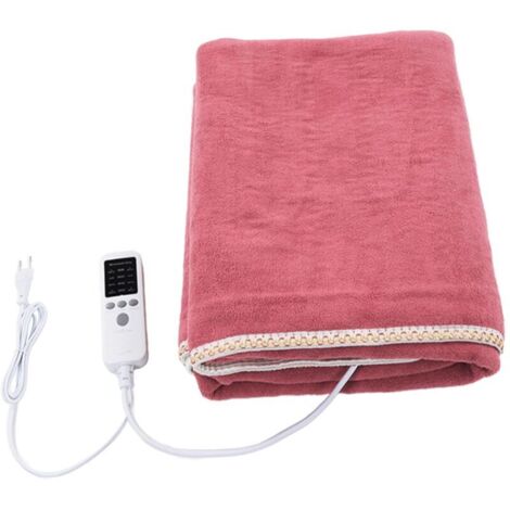 Couverture éLectrique 150 x 180 Cm Couverture Chauffante éLectrique,Couverture Electrique Chauffante, Electric Blanket Couverture Chauffante Usage 1-2 Person