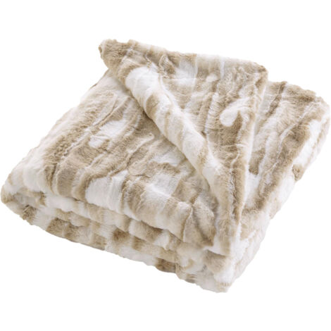 Couverture en fausse fourrure, CHAYENNE