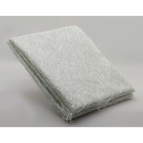 Tissu Fibre De Verre Sans Alcali 30g - Tapis Brins Hachés 100 Cm X 100 Cm Pour Pultrusion FRP