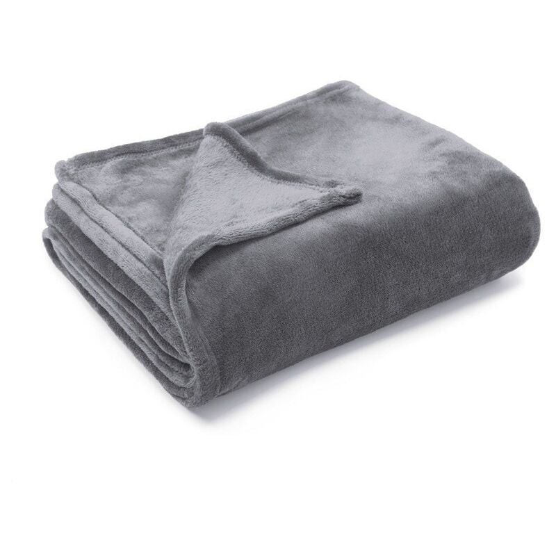 Couverture en flanelle , Couverture de canapé - Couverture Polaire Epaisse, Moelleuse, Fourrure Chaud et Doux en Peluche - Haute Qualité(150 x