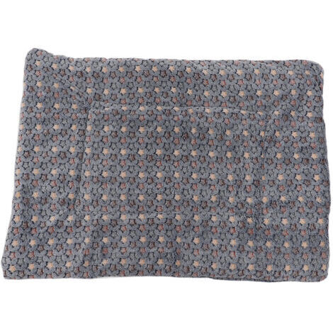 Couverture en flanelle pour animaux de compagnie, chaude et douce, lavable en Machine, pour chien, canapé, voiture, tapis de couchage pour chiot, chat, 50x32cm.