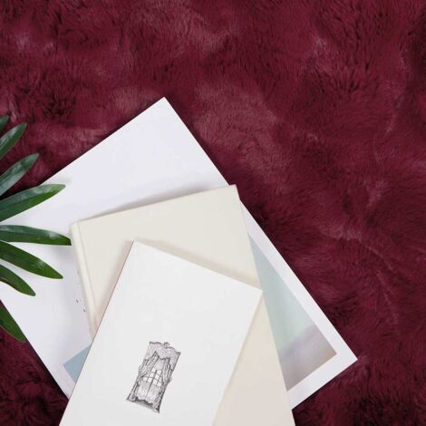 Couverture en Fourrure de Lapin Synthétique 4 pcs CFW842810