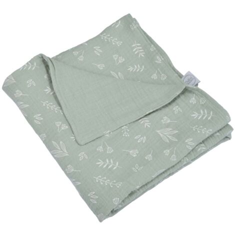 Couverture en gaze de coton imprimée